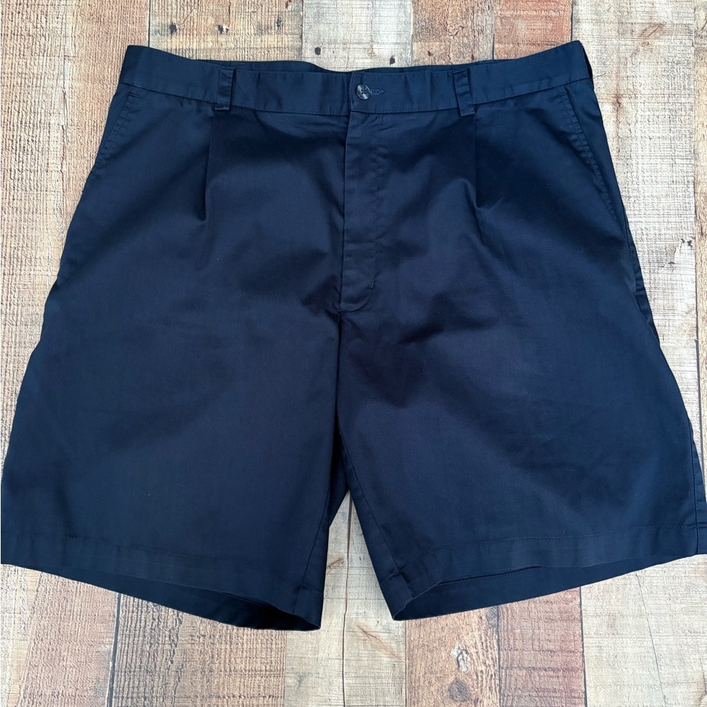 Nike Men's Navy Flat Front Shorts